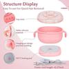 Clefairy Wax Heater, US Plug 110-120V 100W Electric Hot Wax Warmer Machine, 400ml Silicone Pot Liner Melting Waxer for Hair Removal view 2