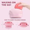 Clefairy Wax Heater, US Plug 110-120V 100W Electric Hot Wax Warmer Machine, 400ml Silicone Pot Liner Melting Waxer for Hair Removal view 4