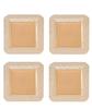 4 Pack Silicone Foam Dressing Pads, Surgical Pads for Dressing and Wound Care, Waterproof Bandage for Wounds and Bed Sore Dressing, Adhesive Bandage for Post-Surgery Protection view 1