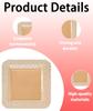 4 Pack Silicone Foam Dressing Pads, Surgical Pads for Dressing and Wound Care, Waterproof Bandage for Wounds and Bed Sore Dressing, Adhesive Bandage for Post-Surgery Protection view 3