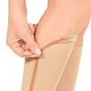 BZ Stall Zipper Compression Socks for Men & Women  Open Toe, Knee-High, Medical Support for Varicose Veins & Swelling (Beige, Free Size) view 2