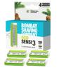 Bombay Shaving Company Eco Sensi 3 Razor Cartridge | Pack of 4 Blades | Natural Eco Friendly Razor for Men | 3 Blade Shaving Razor Cartridge view 1