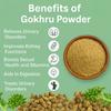 AstangVeda Gokhru Powder, 100% Natural Tribulus Terrestris, 100g view 3