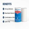 Adhesive Surgical Tape U.S.P for First Aid, Medical Wound Dressing, Cotton Cloth Tape Roll for Skin, Breathable & Strong Bandage Tape for Injury, Cuts, Burns  Easy to Tear, Hypoallergenic, Latex-Free (Width 7.5 CM x Length 5 M) view 2