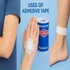 Adhesive Surgical Tape U.S.P for First Aid, Medical Wound Dressing, Cotton Cloth Tape Roll for Skin, Breathable & Strong Bandage Tape for Injury, Cuts, Burns  Easy to Tear, Hypoallergenic, Latex-Free (Width 7.5 CM x Length 5 M) view 3