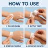 Adhesive Surgical Tape U.S.P for First Aid, Medical Wound Dressing, Cotton Cloth Tape Roll for Skin, Breathable & Strong Bandage Tape for Injury, Cuts, Burns  Easy to Tear, Hypoallergenic, Latex-Free (Width 7.5 CM x Length 5 M) view 4