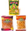 M.N.S Anjaneyar Vilas - Pack Of 3 Snacks Combo - Special Elachi Kadalai Mittai, Pepper Sevu, Masala Peanuts (750 GM) view 1