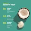 KOKOPO Natural Coconut Flour (300g) and KOKOPO Natural Coconut Sugar (350g) | Gluten-Free, Unrefined, Low GI | Ideal for Baking & Healthy Cooking | Plant-Based view 3