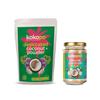 KOKOPO Desiccated Coconut Powder (200g) and KOKOPO Natural Coconut Sugar (350g) | Pure and Natural | No Preservatives | Gluten-Free, Vegan | Ideal for Cooking, Baking, and Beverages | 550g net view 1