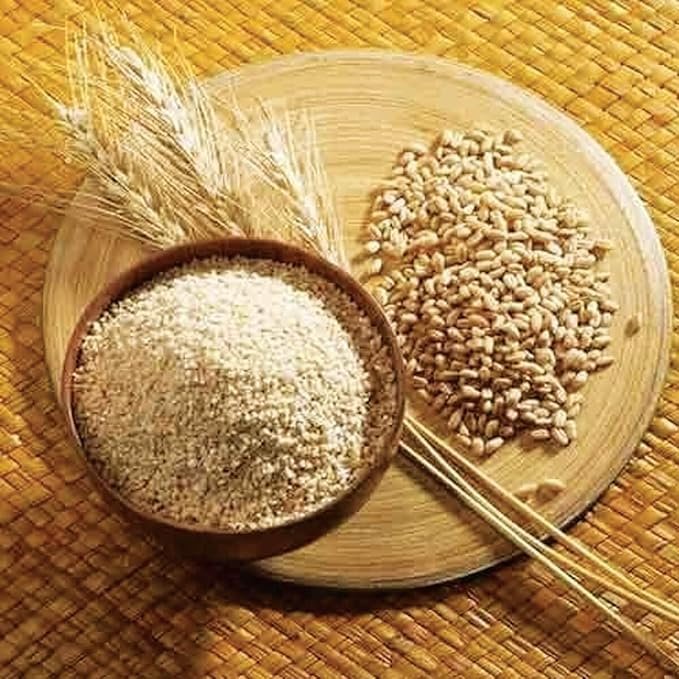 SWEET ENERGY Organic Barley Porridge 250g | Jau Ka Daliya Barley Dalia | High Fiber Whole Grain Healthy Breakfast Cereal | Vegetarian Quick Cooking Diet Food