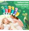 ARCADE TOYS Dinosaur Kids Toothbrush with Soft 360 Bristles  Baby Toothbrush for Toddlers & Children  Gentle Oral Care, Ergonomic Grip, Cute Design (With Case)  Color May Vary view 2