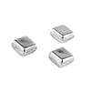 VRINDAM JEWELLERS 925 Sterling Silver Hollow Sugar Cube | Handcrafted Pure Silver Decorative Cube | Ideal for Puja, Gifting & Home Decor | BIS Hallmarked (1 X 1 cm) (Set of 3) view 3