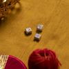 VRINDAM JEWELLERS 925 Sterling Silver Hollow Sugar Cube | Handcrafted Pure Silver Decorative Cube | Ideal for Puja, Gifting & Home Decor | BIS Hallmarked (1 X 1 cm) (Set of 3) view 4