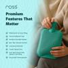 Ross 2 Litre Hot Water Bag (Leak-Proof Rubber) | Hot Water Bottle for Pain Relief, Back & Neck Pain, Period Cramps, Muscle Aches & Joint Stiffness | Non-Electric Heating Bottle for Hot & Cold Therapy Textured Surface- Multicolor view 4
