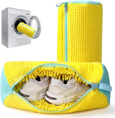 Shoe Washing Machine Bag Laundry Shoe Bag for Washer & Dryer, Reusable with Durable Zipper for Sneakers & Delicates 360 Deep Cleaning Washable Laundry Organizer Bag (Pack of 1)