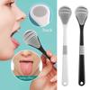 COOKVITA Tongue Cleaner for Adults Silicone Tongue Scraper | Soft Tounge & Tung Cleaner | Fan Shape Tongue Brush Helps Fight Bad Breath | Tough Tongue Cleaner for Baby, Kids, Women, Men (2 pcs) view 3