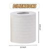 HENEX Premium White Toilet Paper Rolls  Set of 4 | Ultra-Soft, 2-Ply, Highly Absorbent Tissue | Septic-Safe, Eco-Friendly | Ideal for Home, Office & Multi-Purpose Use view 2