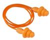 Reusable Silicone Ear Plugs with Cord, Orange, Triple Flange Design, Noise Protection ISI Approved Reduction Earplugs,noise Cancellation, Soundproof Earplug Use For Underwater, Meditation, Study, Flight Travel,Sleeping Sound Block (pack of 2) view 1