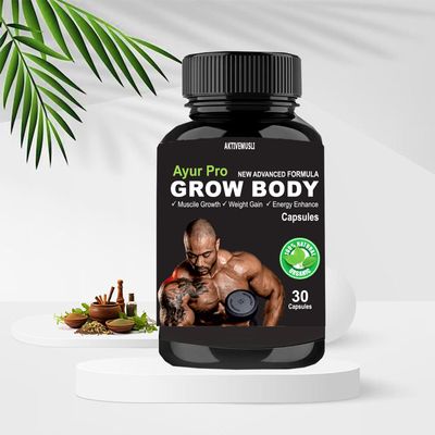 100% Ayurvedic Body Growth Capsules & Energy Booster 100% Ayurvedic Formula for Healthy Weight Gain Men & Women