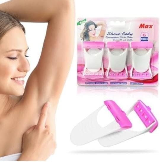 EURO Women's Disposable Plastic Hair Razor & Bikini Shaving Razor For Women- Pack Of 1 (6 Pcs)