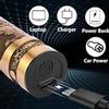 All PEOPLE New Model Professional Hair Trimmer for Men Golden Metal Body, Cordless, 4 Guide Combs, USB Rechargeable,Mens T9 Golden Trimmer Zero Gap Professional Beard & Hair Clipper with Guide Combs & Brush Plastic Gold view 4