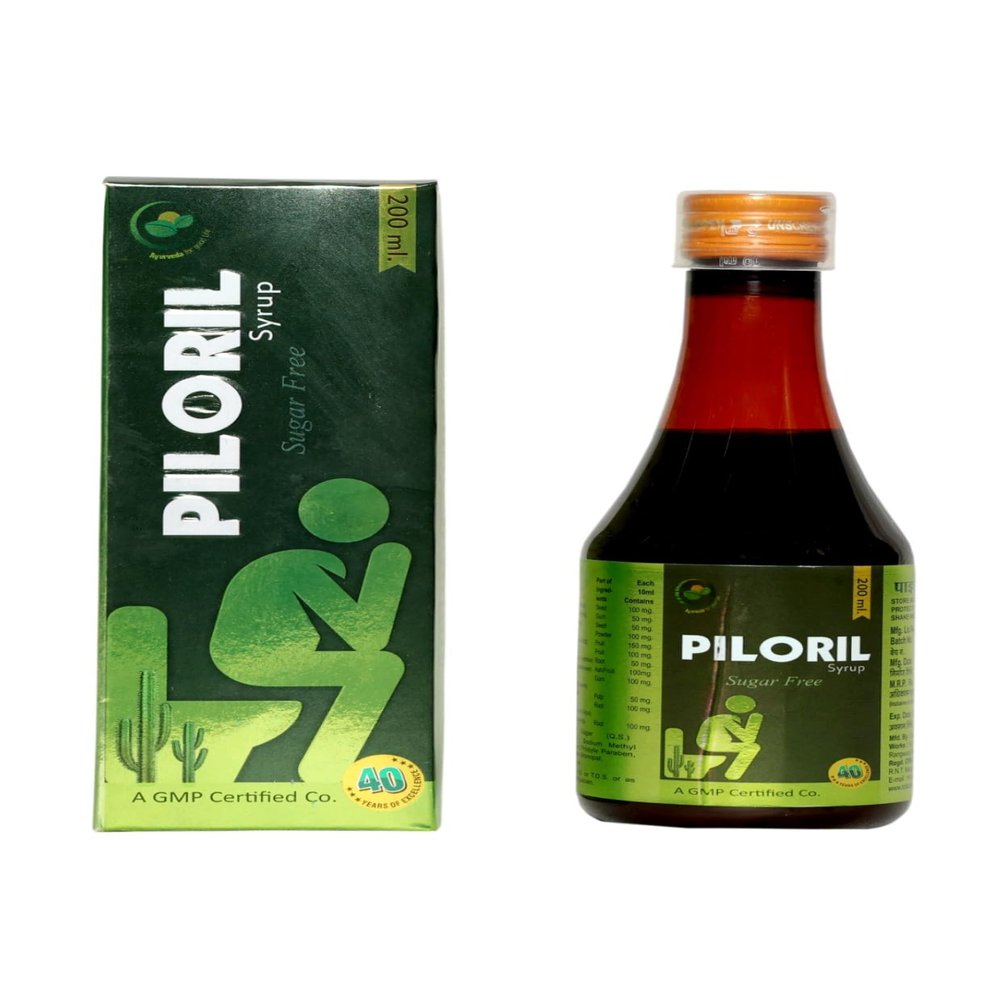 Dr. Totala's Piloril Syrup 200 ML | Supports Daily Digestive Wellness And Comfort | Helps Maintain Routine Bowel Balance, Backbone Health, And Overall Vitality