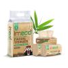 IMECO Bamboo Facial Tissue Papers -200 Pulls (Pack of 3), 600 Pulls - 2 Ply, Premium Soft, Biodegradable & Skin Safe, 100% Natural and Ecofriendly, Soft tissue pack view 1