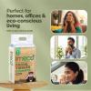 IMECO Bamboo Facial Tissue Papers -200 Pulls (Pack of 3), 600 Pulls - 2 Ply, Premium Soft, Biodegradable & Skin Safe, 100% Natural and Ecofriendly, Soft tissue pack view 4