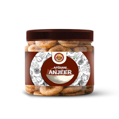 GORU NUTRIXA Natural Premium Afghani Anjeer 1KG | Soft, Juicy Dried Figs Dry Fruit | Rich in Dietary Fiber | No Added Sugar