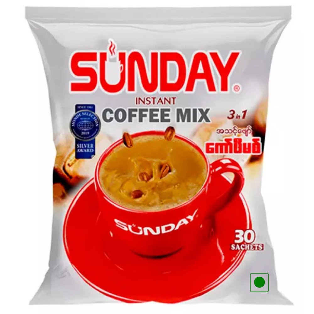 Sunday Coffee Mix Sachets, Non-Dairy Creamer Premix. 30 Sachet. 750 grams