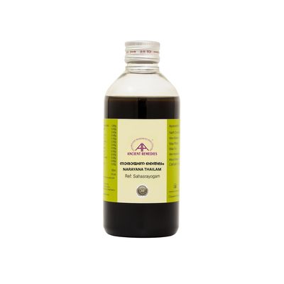 Ancient Remedies Narayana Thailam 200ml | Ayurvedic Pain Relief Oil for Back Pain, Arthritis, Sciatica, Neck & Joint Pain | Muscle Relaxant Oil | GMP Certified