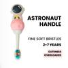 ARCADE TOYS Astronaut Theme Kids Toothbrush for Toddlers & Kids  Soft Bristles Toothbrush for Boys & Girls (Age 2-7 Years)  Cute Astro Design with Protective Travel Case - Pack 2 - Color may vary view 3