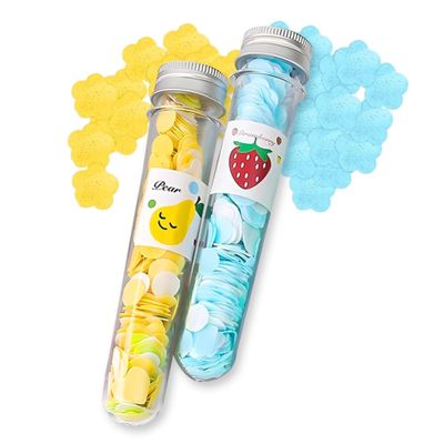 Paper Soap in Tube-Shaped Bottle Clean, Soft, and Travel-Friendly Disposable Hand Wash Sheets pack of 2