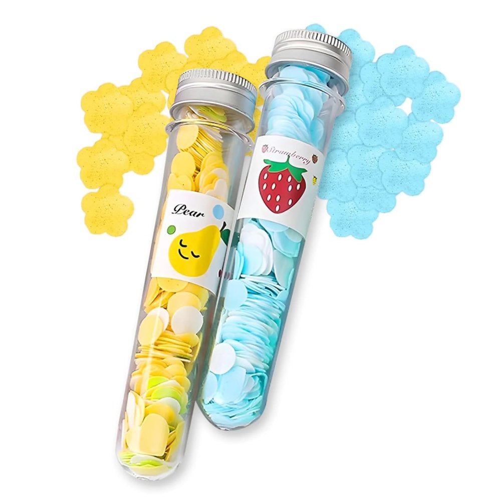 Paper Soap in Tube-Shaped Bottle Clean, Soft, and Travel-Friendly Disposable Hand Wash Sheets pack of 2