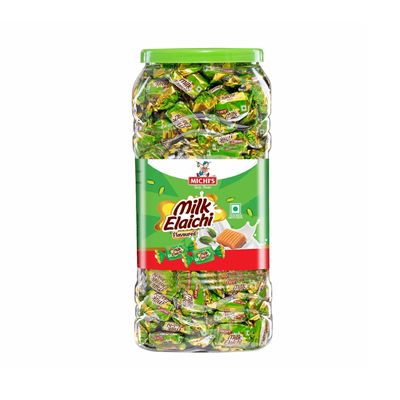 Michi's Toffee Small Jar - 250 Pieces (Milk Elaichi)