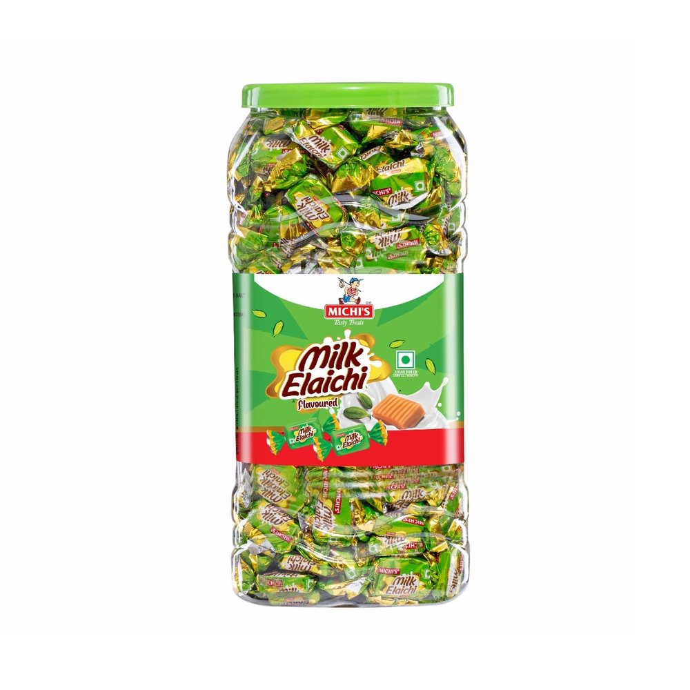 Michi's Toffee Small Jar - 250 Pieces (Milk Elaichi)