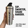 Athnex 750ml Steel Shaker Bottle | 304 Stainless Steel, Leakproof & BPA-Free | Blender Ball & Measurement Markings | Protein Shaker for Gym, Fitness, Athletes & Pre-Workout Mixing view 4