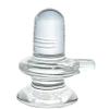 100% Certified Prabanja's Pure Sphatik Shivling | Crystal Shiva Lingam for Pooja | Religious AAA Quality Pure Sphatik Shivling | Gangajal and Chandan (Size 10 x 7 x 6.5 Cm, 80 to 100 Gram) view 1