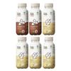 Overnight Oats with Vegan Protein | High Protein Oats Breakfast with Dietary Fibre | Just Add Milk | Ready in Minutes | No Preservatives | 2 Chocolate Chips + 4 Vanilla (Pack of 6, 50g Each) view 1