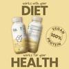 Overnight Oats with Vegan Protein | High Protein Oats Breakfast with Dietary Fibre | Just Add Milk | Ready in Minutes | No Preservatives | Vanilla (Pack of 6, 50g Each) view 3