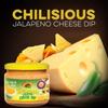 El Sabor Jalapeno Cheese Dip 300g | Creamy Cheddar Cheese with a Spicy Kick | Perfect Dip for Nachos, Fries & Tacos | Ready to Serve | Party Time Favourite view 4
