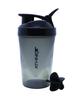 Athnex 500ml Protein Shaker Bottle | BPA-Free, Leakproof with Mixer Ball & Adjustable Carry Loop | Compact & Durable Gym Sipper for Fitness & Travel (Black) view 1