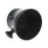 ATORSE Black PVC Men's Shaving Mug Bowl Barber Beard Shave Brush Soap Mug Cup view 2