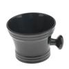 ATORSE Black PVC Men's Shaving Mug Bowl Barber Beard Shave Brush Soap Mug Cup view 3