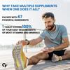 Carbamide Forte Multivitamin Tablet For Men For Immunity And Strength & Multivitamin Gummies for Kids With No Added Sugar | 60 Tablets + 60 Gummies view 4