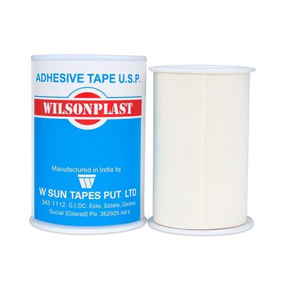 Adhesive Surgical Tape U.S.P for First Aid, Medical Wound Dressing, Cotton Cloth Tape Roll for Skin, Breathable & Strong Bandage Tape for Injury, Cuts, Burns Easy to Tear, Hypoallergenic, Latex-Free (Width 10 CM x Length 5 M)