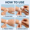 Adhesive Surgical Tape U.S.P for First Aid, Medical Wound Dressing, Cotton Cloth Tape Roll for Skin, Breathable & Strong Bandage Tape for Injury, Cuts, Burns  Easy to Tear, Hypoallergenic, Latex-Free (Width 10 CM x Length 5 M) view 2
