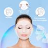 3 PCS Silicone Face Mask, Reusable Sheet Mask Cover for Skincare, Premium Silicone Face Mask Holder Prevents Essence Evaporation, Pink Transparent Gold Set for Women view 3