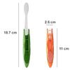 ANSHRIT Foldable Travel Toothbrush, Portable Soft Bristles Toothbrushes Adults Size Collapsible Medium Bristle Brushes Individually Wrapped Good for School Hiking Camping.(Pack Of 1) view 3