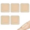 5Pcs Bed Sore Dressing, Waterproof and Sterile Adhesive Dressing for Bedridden Patient, 7.5x7.5cm Foam Dressing Pads for Wounds, Skin-Friendly Dressing view 1